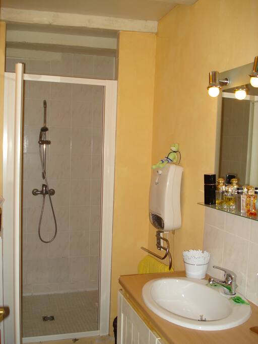 La salle de douche