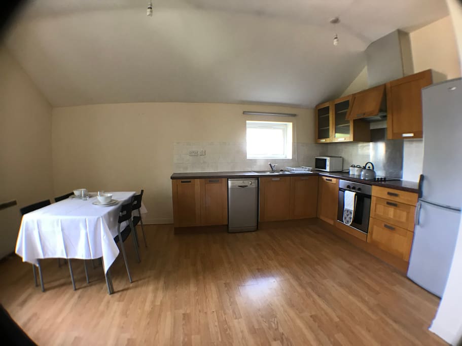 Full Kitchen and Dining Room