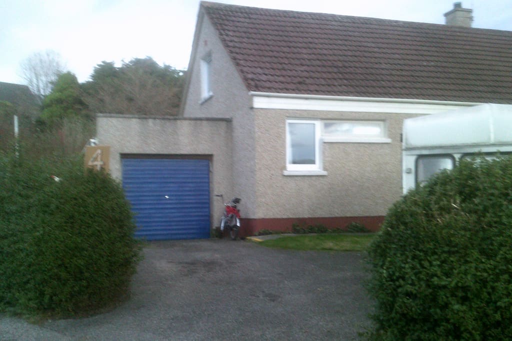 A bungalow in North Kessock, a suburb to the north of Inverness, Scotland.