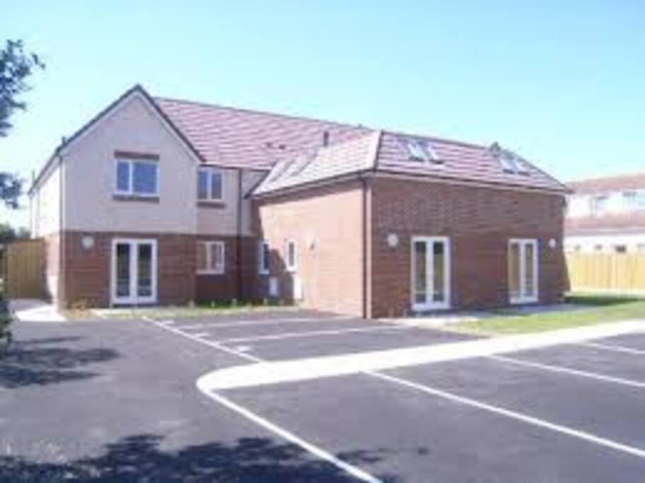 Rear of the property