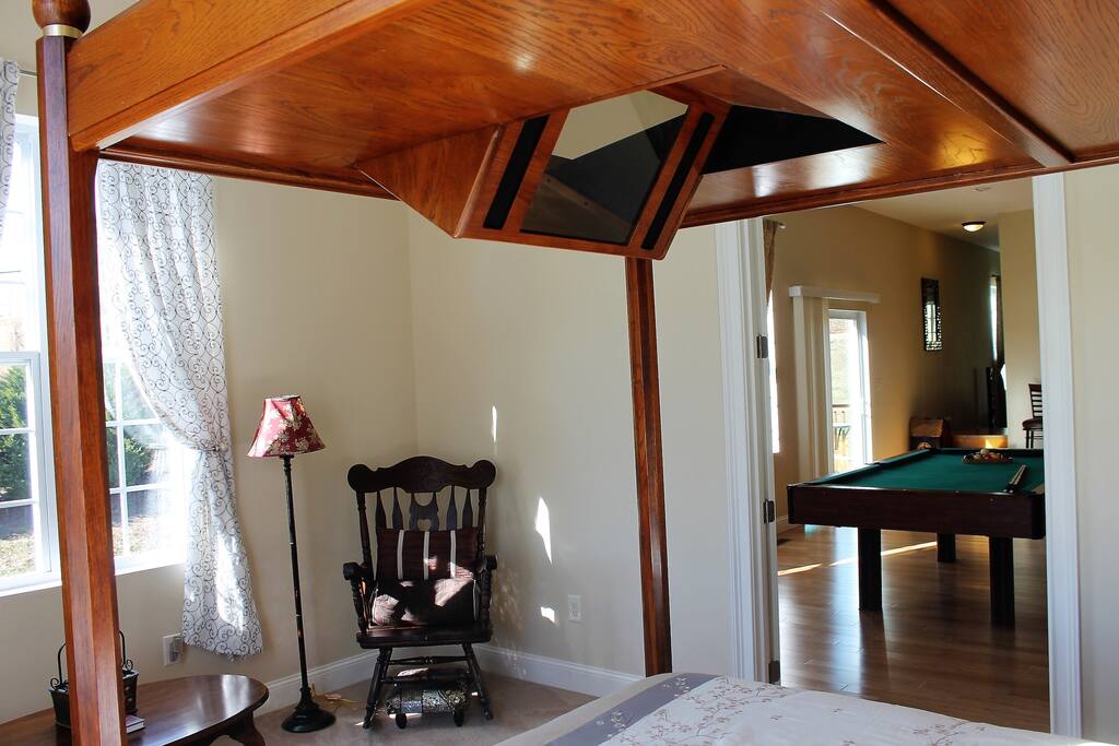 A view of the mountains, from each bedroom.