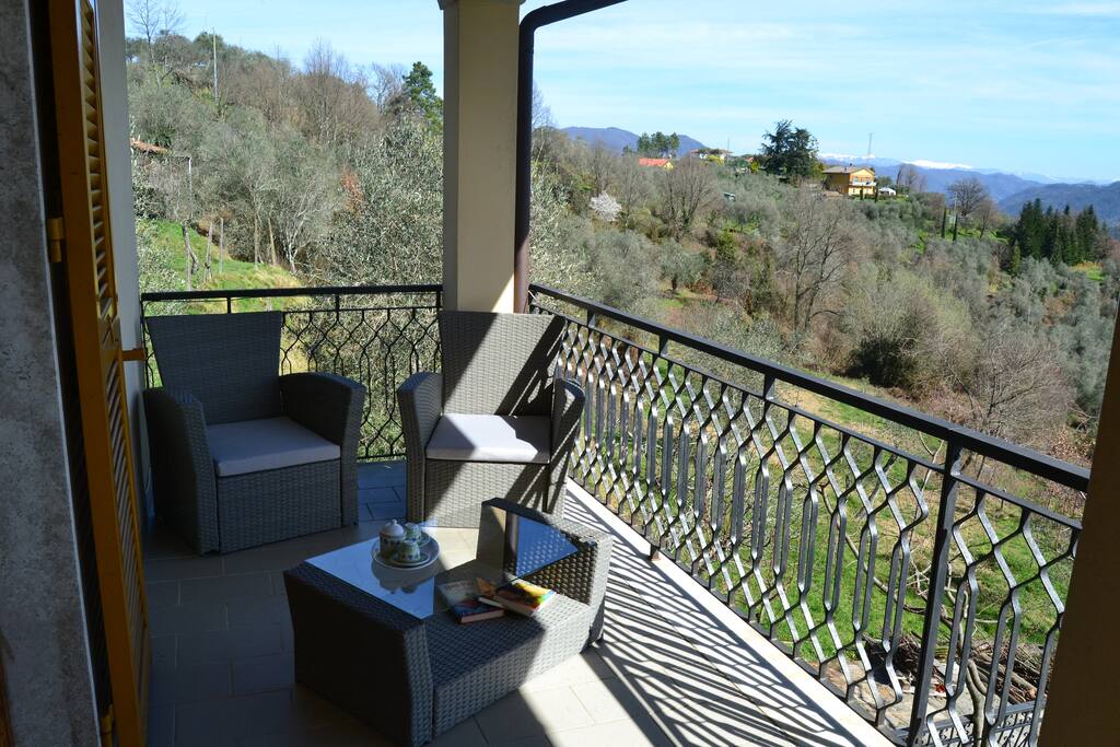 Panorama dai terrazzi delle camere