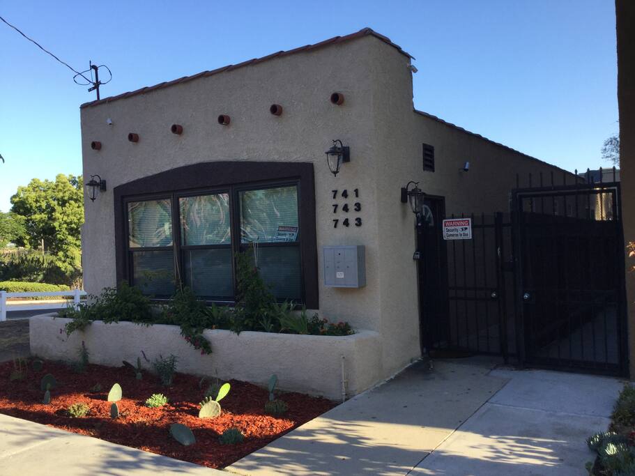 Front of the building