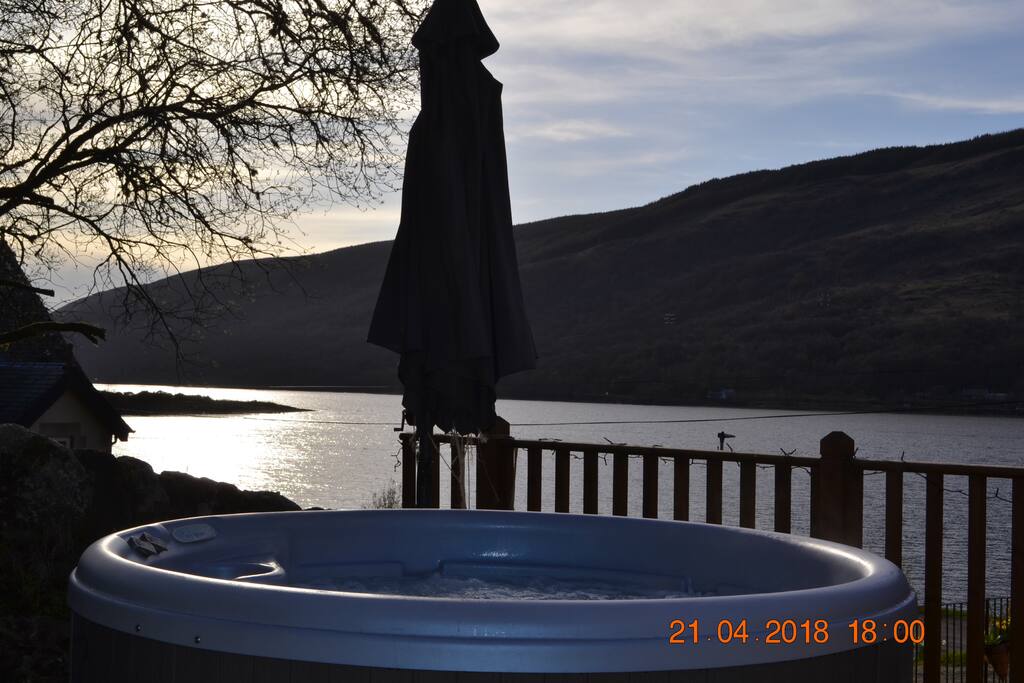 View from hot tub