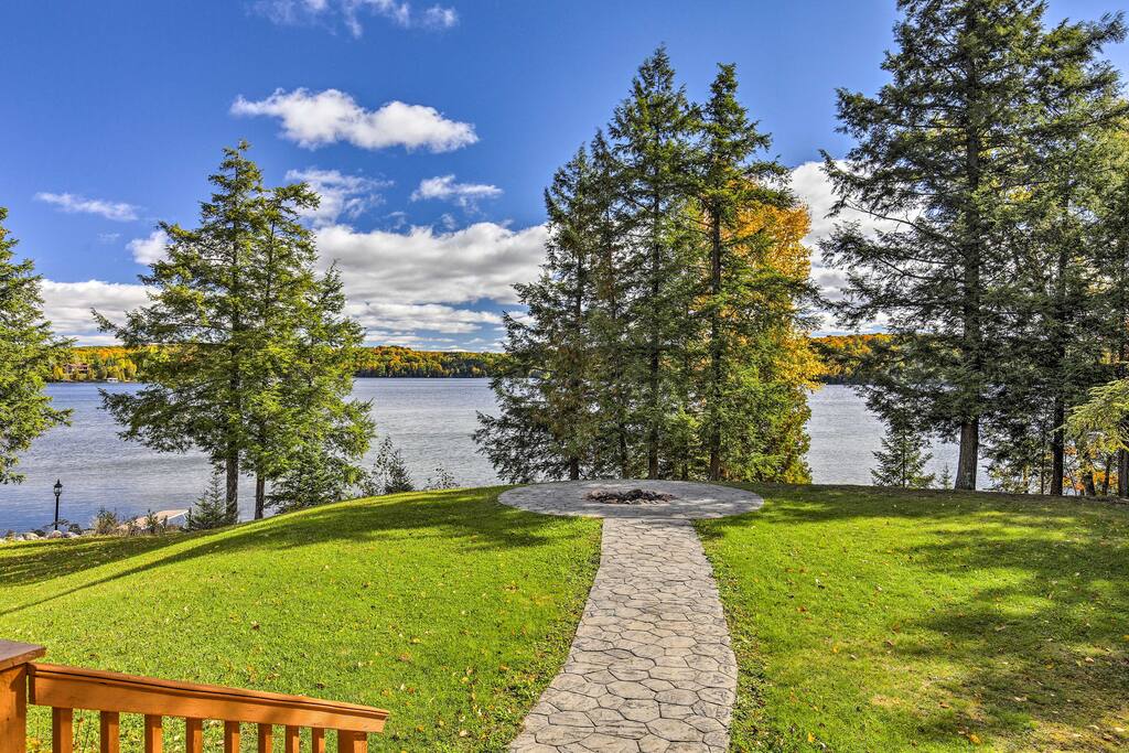 The views from this waterfront home are hard to beat.
