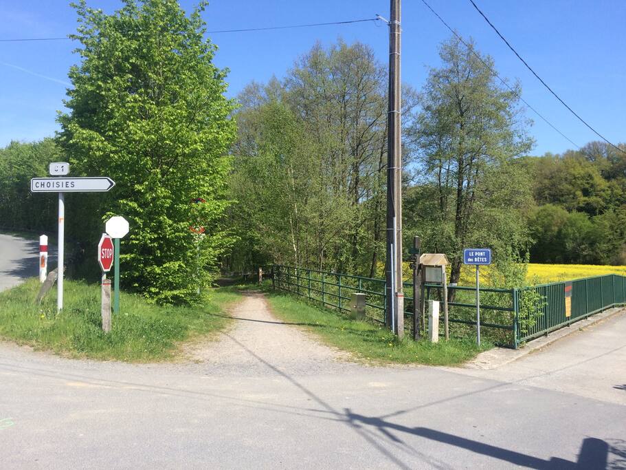 L'arrivée à Choisies
