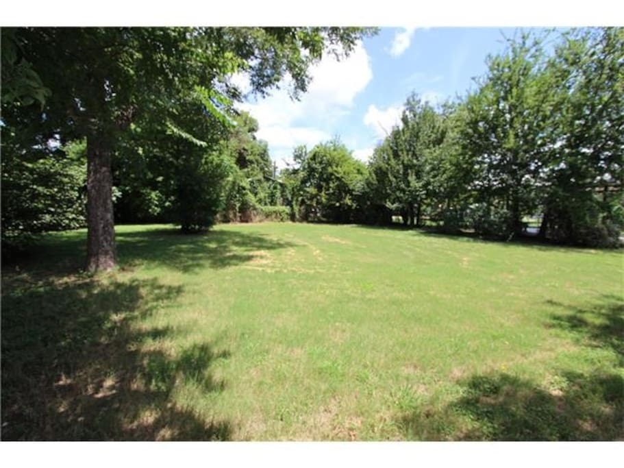 Huge back yard