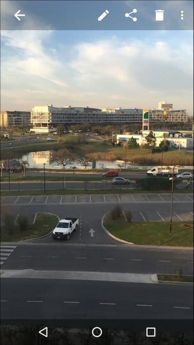 Vista panorámica desde el departamento.