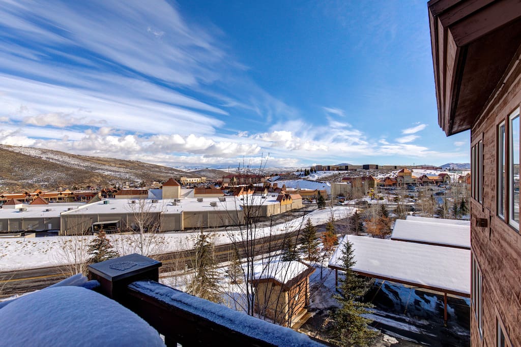 View from Condo Balcony. Walk to Tanger Outlet Mall.
Crestview, Park City, UT