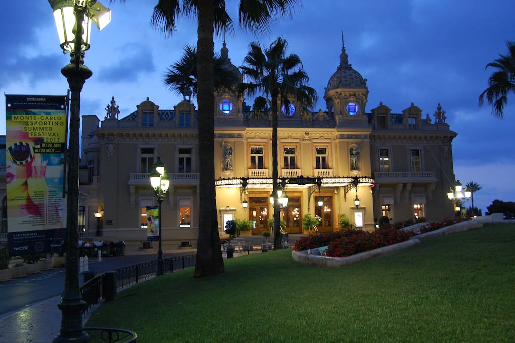 day rising on the legendary Casino de Monaco - 5 mn walk from here