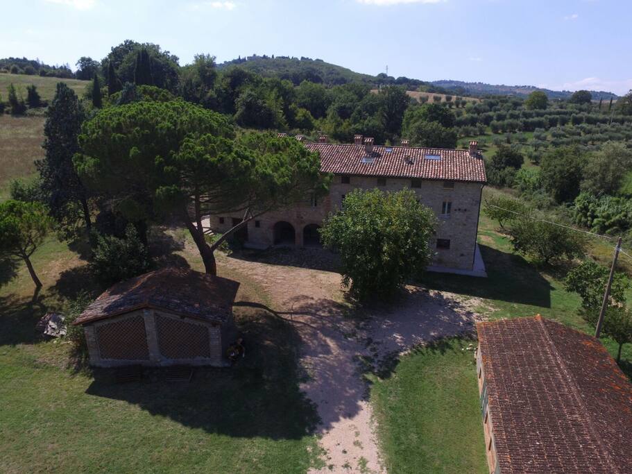 panoramica dal drone