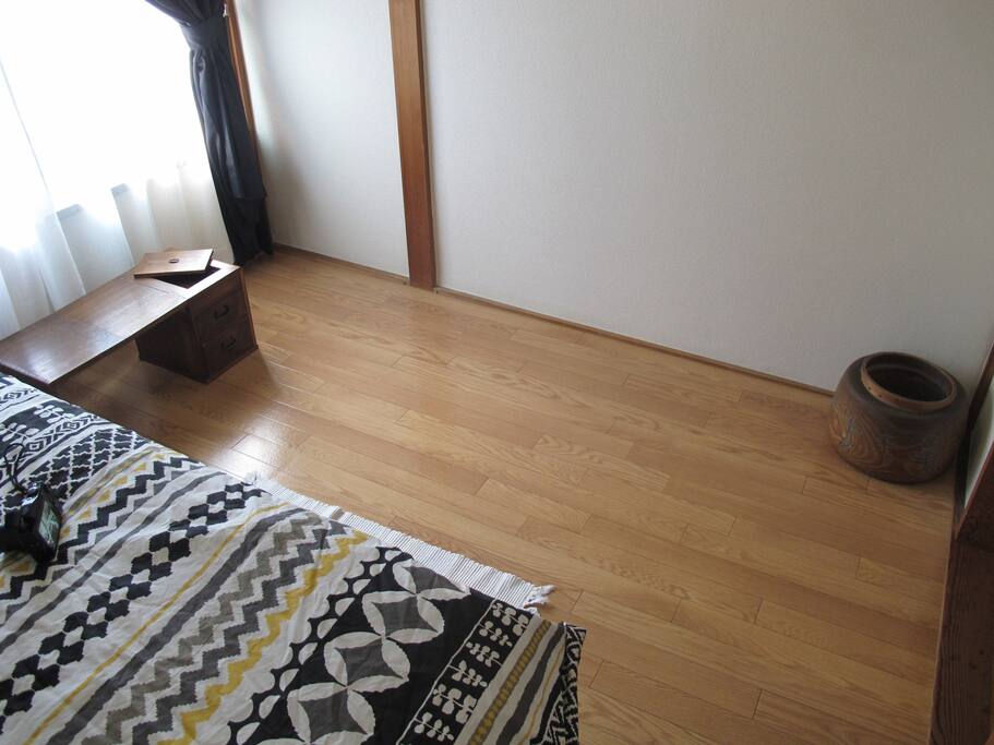 View from the futon cupboard