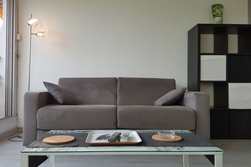 vue du canapé lit