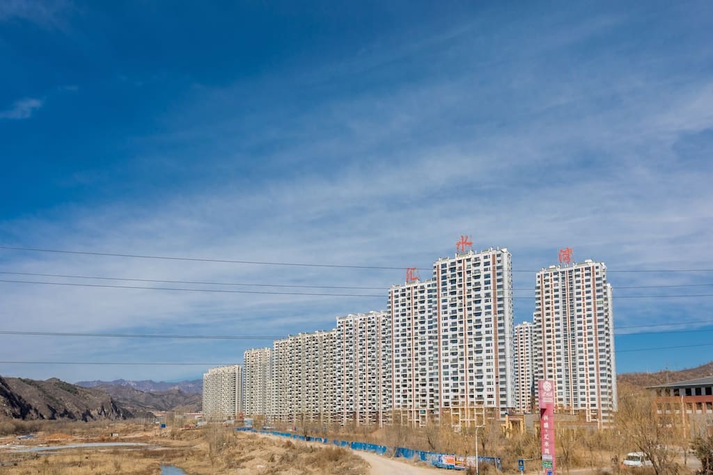 小区冬景