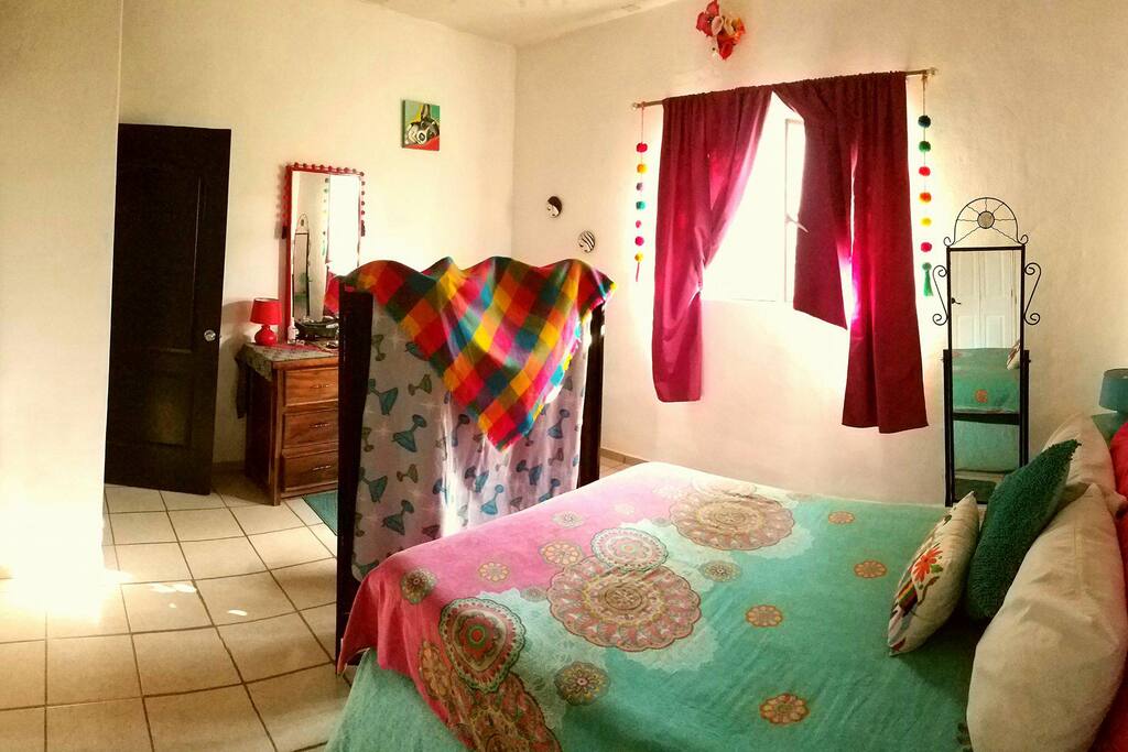 One of three airy, spacious bedrooms.