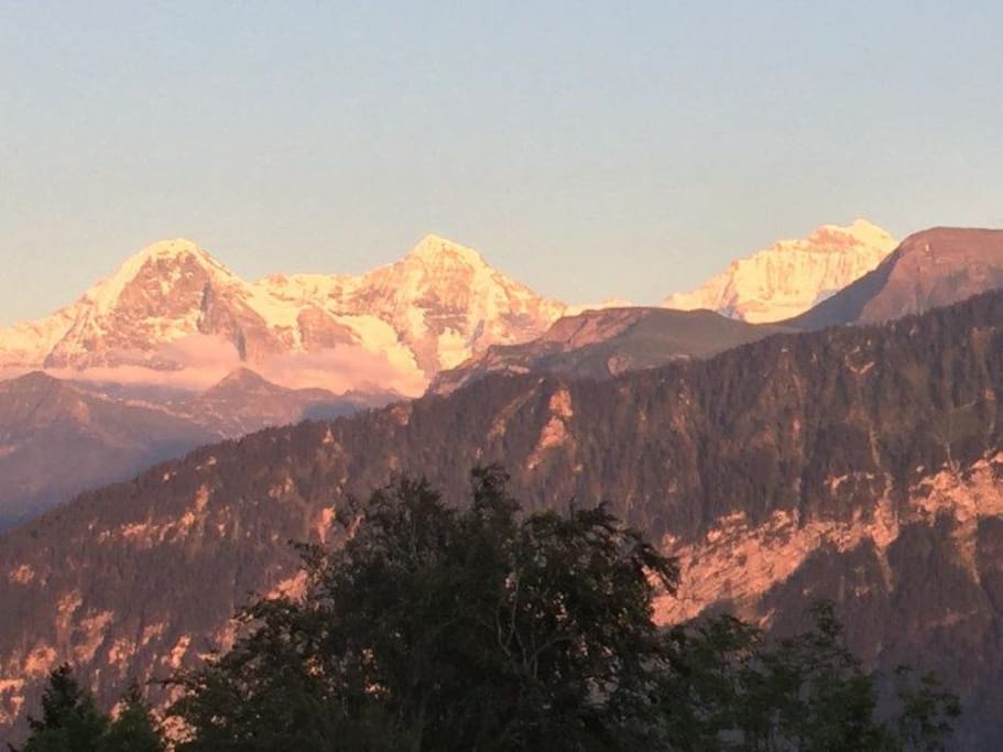 Sunrise from the balcony