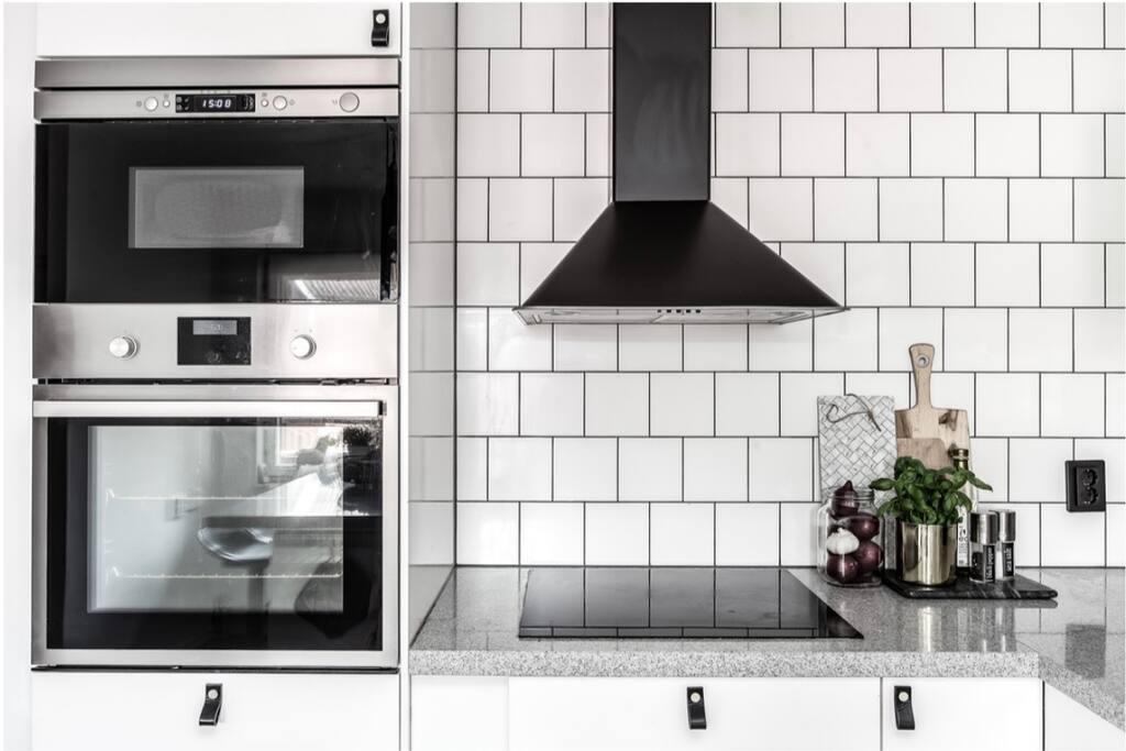 Oven, Microwave and stove