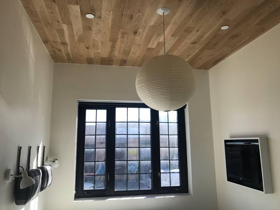 Factory Windows And Signature Hardwood Ceilings and Floors
