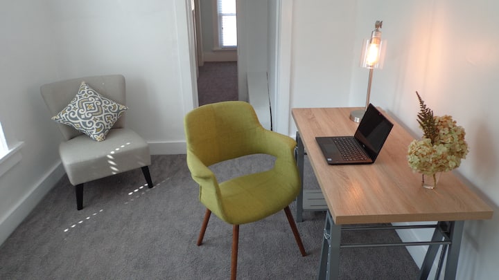 Office on second floor next to master bedroom