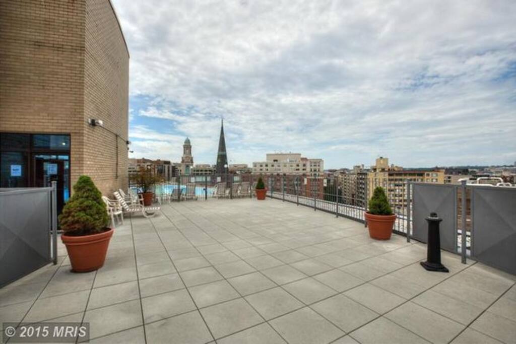 Beautiful rooftop view