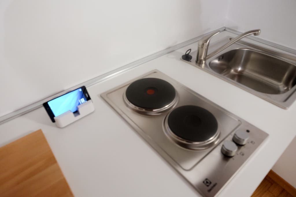 Vicenza Ponte degli Angeli Studio Apartment - kitchen