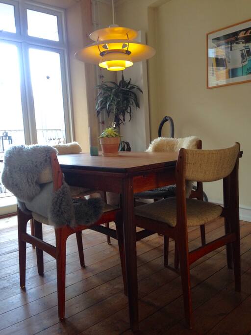 Living room with access to beautiful new balcony