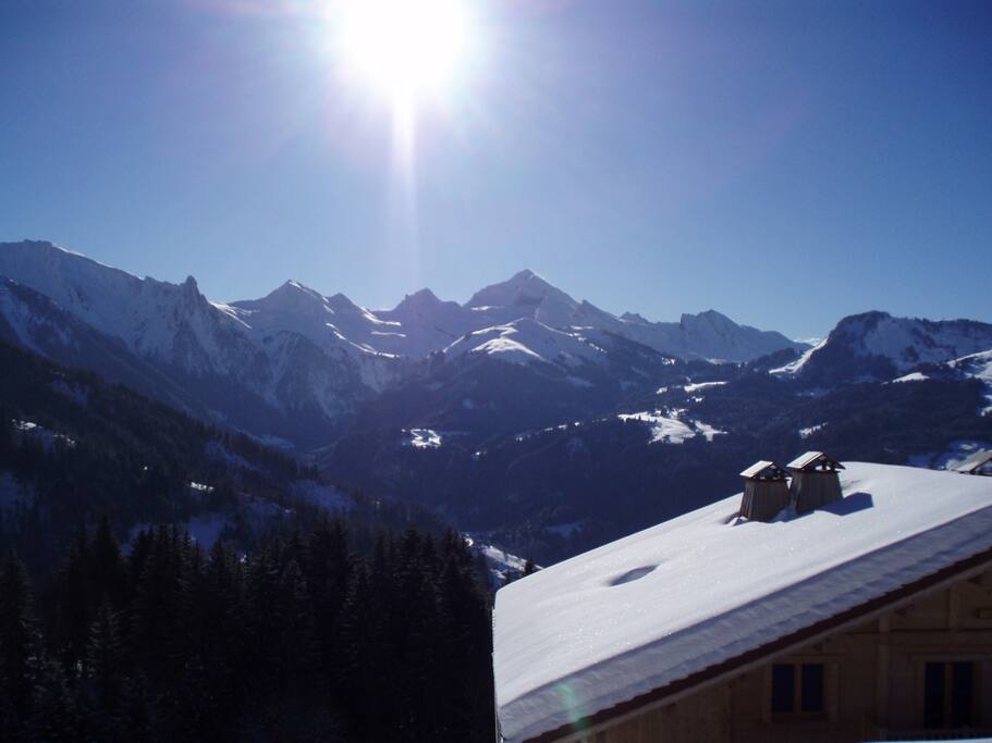 vue depuis le balcon