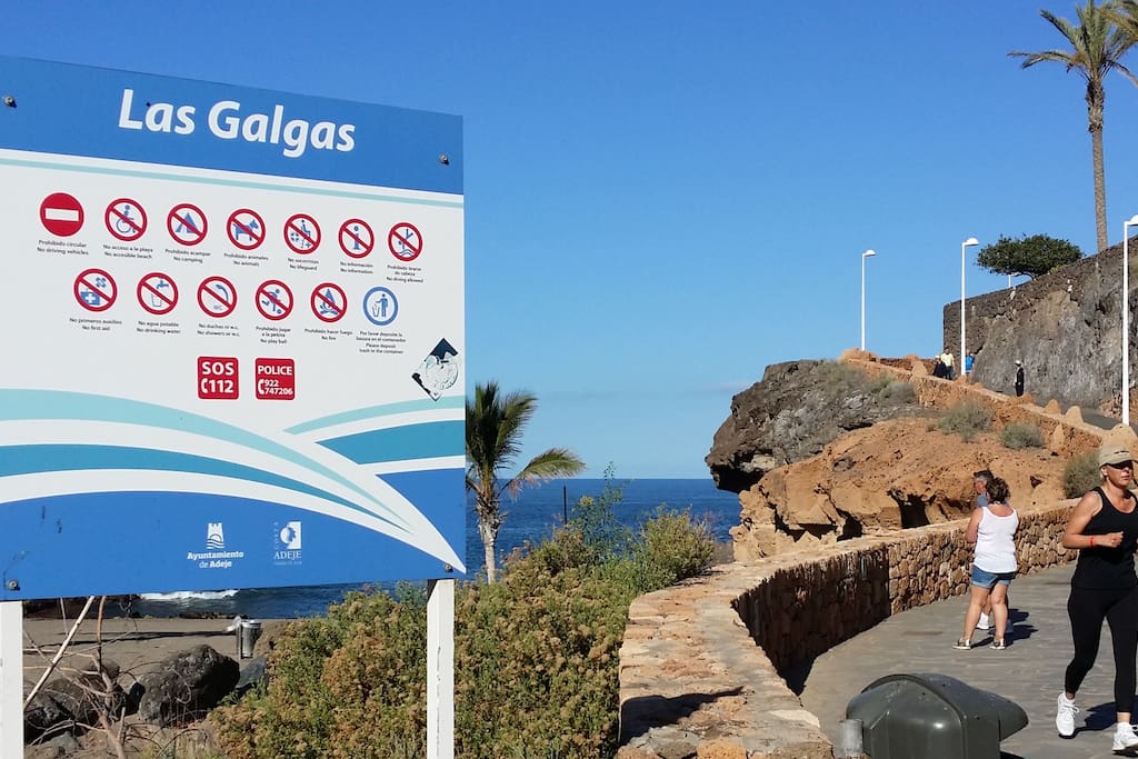 Las Galgas Beach at Costa Adeje, Paradise beach!