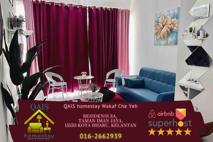 Qais Homes WCY | 3 rooms | wifi | androidtv