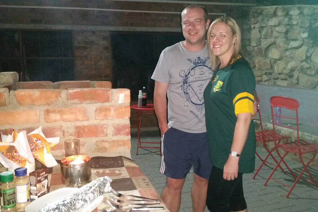 Having a braai