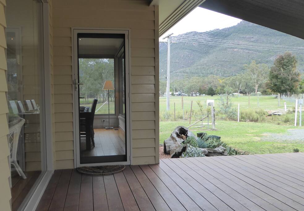 Surrounded by mountain views