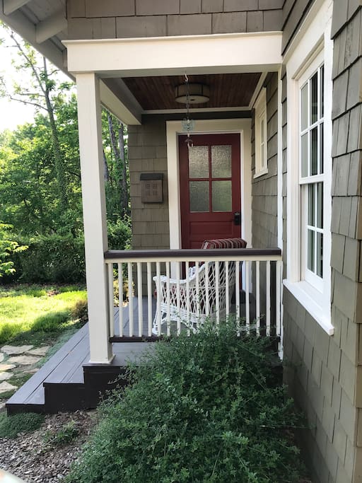 ..with the perfect reading porch