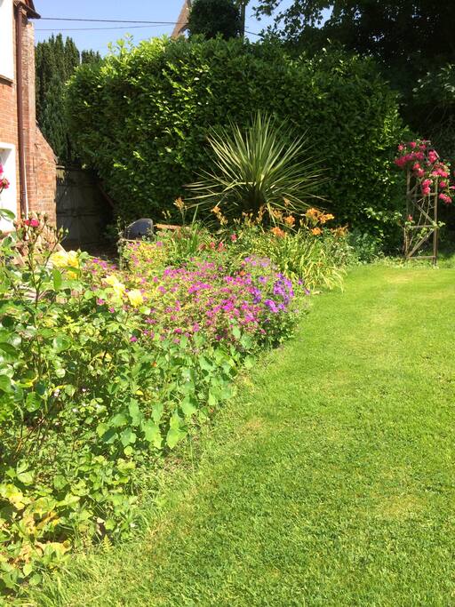 Pretty flower borders