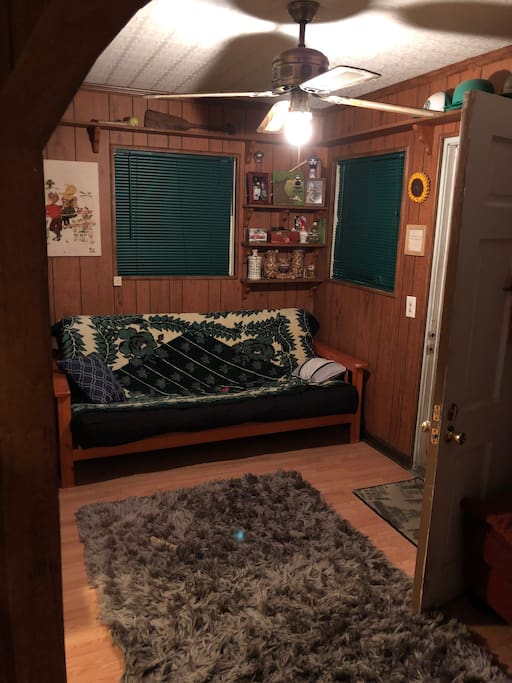 Living room, double futon/bed