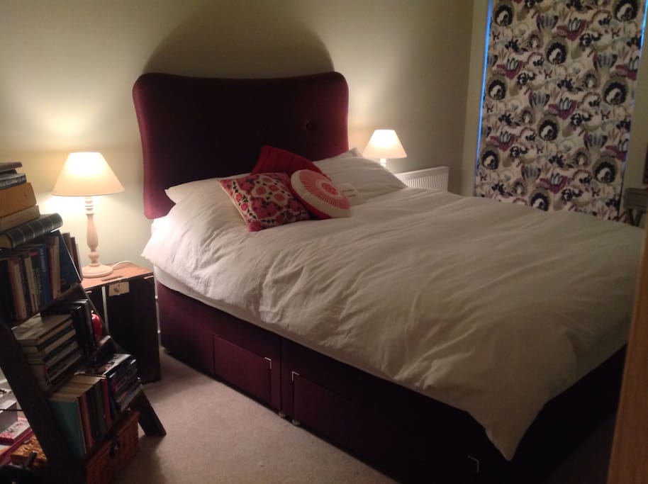 The room - new king sized bed.