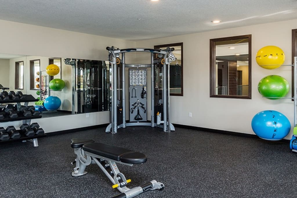 24 hour access to Gym in Main building