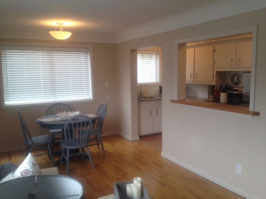 open space for dining or work