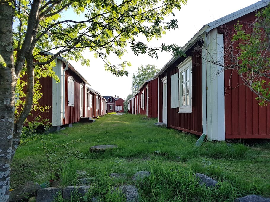 Aussicht über das Kirchendorf hinterm Haus
