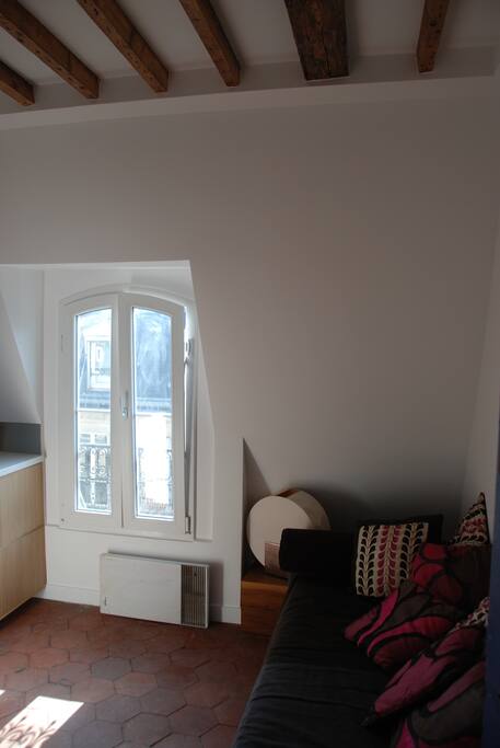 View from the entrance door