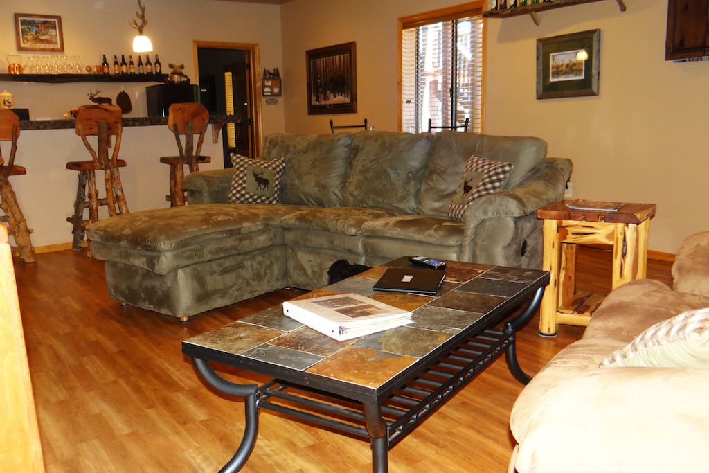 Greatroom chase & recliner sofa