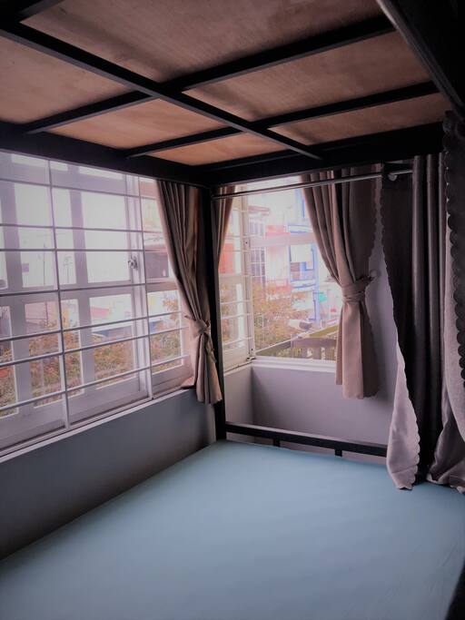 View from the bed