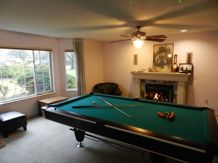 Why not invite your new friends for a game of pool