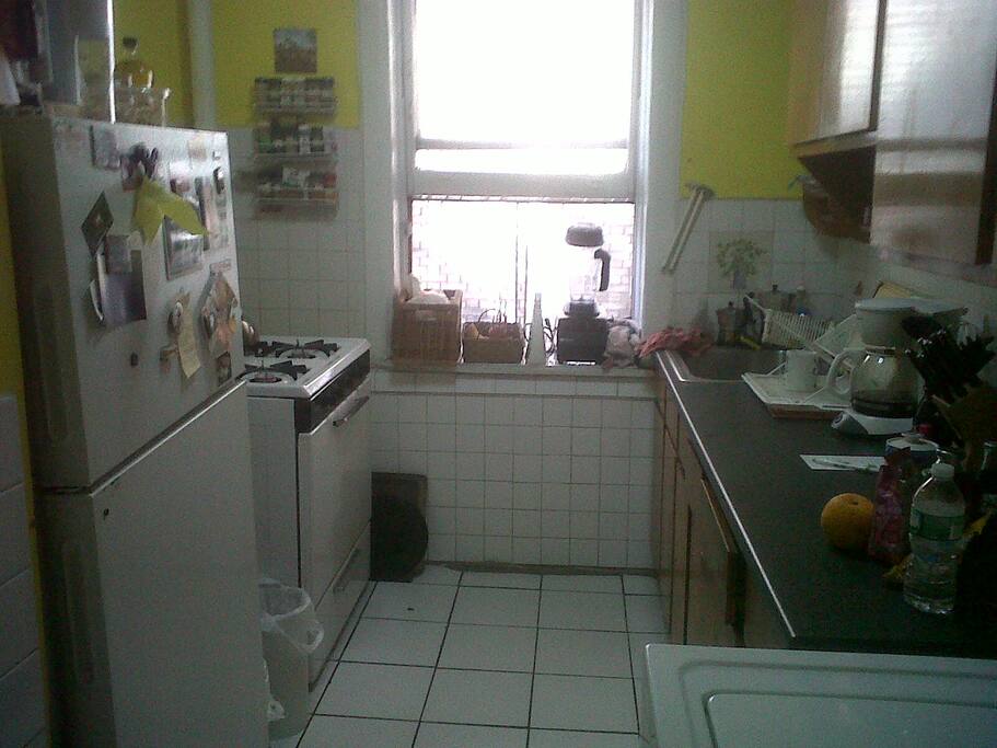 Large kitchen with every gadget you can imagine