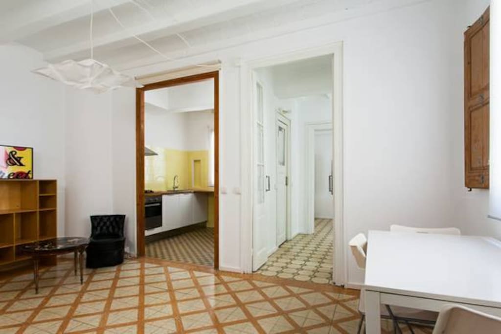 The Living Room +Dining Room