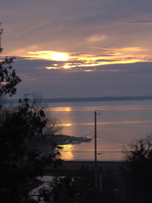 View from the Patio on the cliff