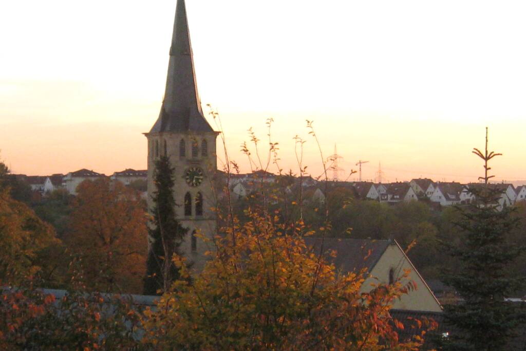 Aussicht vom Schlafzimmer