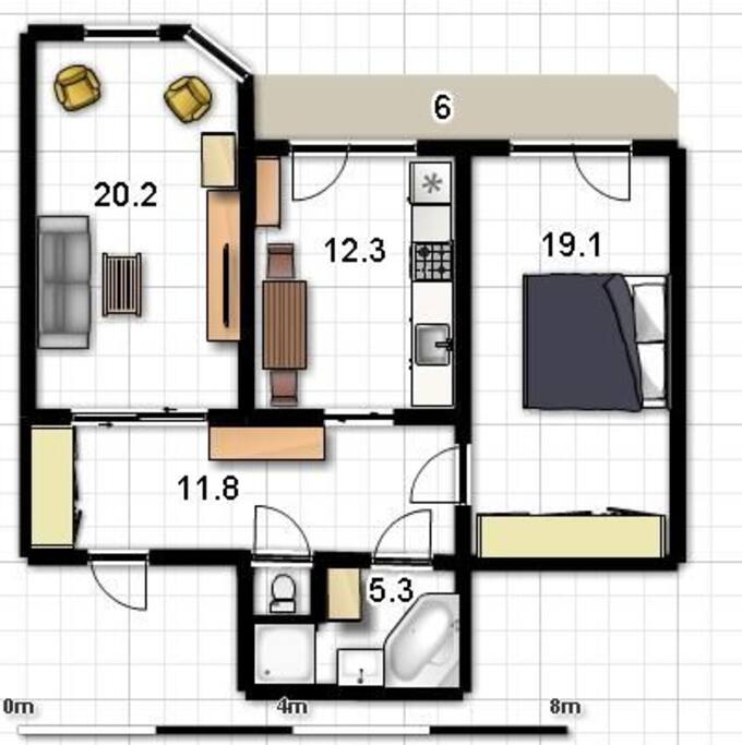 Flat plan