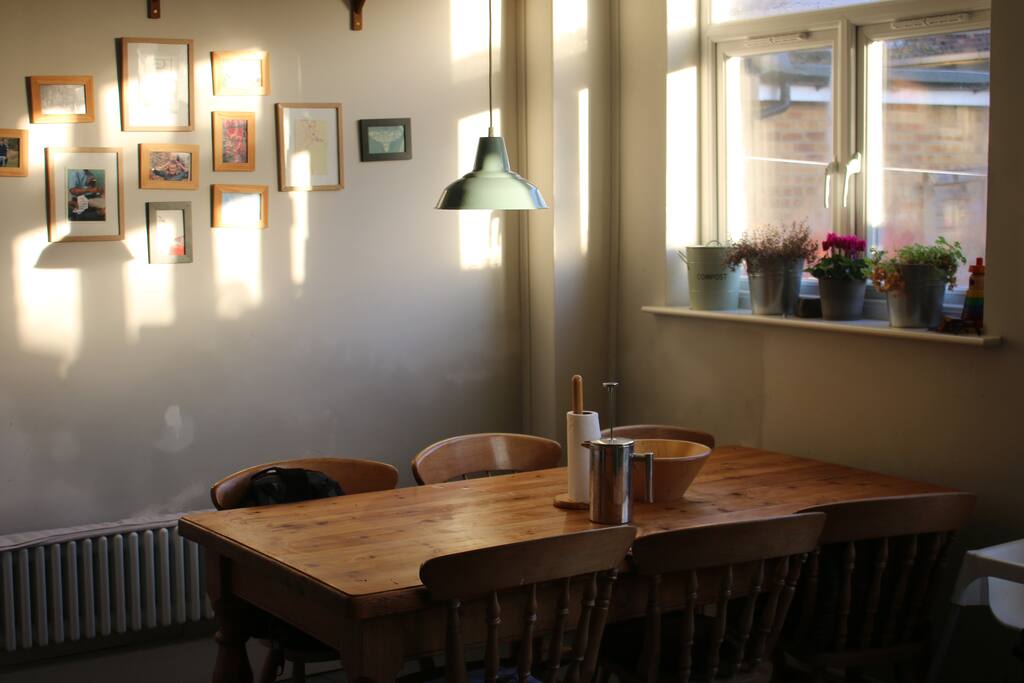 Many Happy hours round this table with lovely natural light