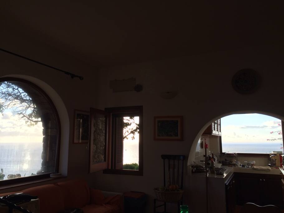 Vista dalla cucina