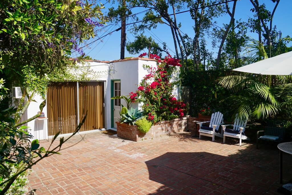 Open to the big relaxing patio